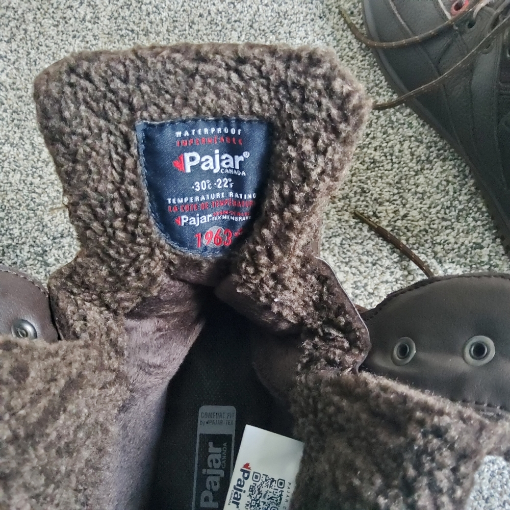 PAJAR Canada Persius Men's Winter Snow Boots Brown Size 14 Euc - Picture 7 of 7